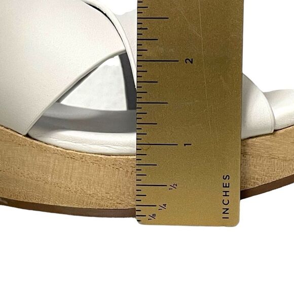 NWT EVERLANE The Clog Sandal White Leather 7 - Picture 9 of 11